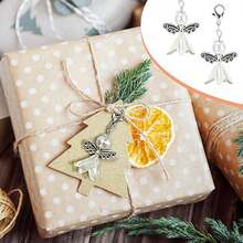 50 cái/bộ DIY Bộ dụng cụ thiên thần hộ mệnh, Vòng tay, Vòng cổ Làm đồ thủ công bằng hạt, Mặt dây chuyền cưới làm lễ rửa tội, Mặt dây chuyền thiên thần hộ mệnh, Cho đồ trang sức cưới DIY Vòng cổ thủ công - Nhiều màu - Xem 7
