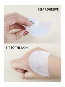 100/50 sztuk naklejek ochronnych na cienie do powiek, naklejki na cienie do powiek i eyeliner, oddychające narzędzia do makijażu oczu, pokrowce na makijaż oczu, szablony do cieni do powiek, naklejki na eyeliner, naklejki na przedłużanie rzęs, narzędzia do aplikacji kosmetyków, podkładki pod cienie do powiek, bezpyłowe, ochronne na szminkę do oczu, bezpyłowe, stosowane do przedłużania rzęs, naklejki izolacyjne do makijażu cieni do powiek, jednorazowe podkładki bezpyłowe, sztuczne rzęsy, narzędzia do makijażu. - Wielokolorowe - Zobacz 5