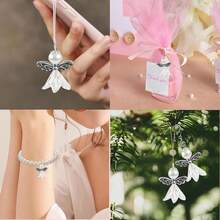 DIY 50 件守护天使积木套件，珍珠天使工艺品，天使吊坠，适用于婚礼和洗礼珍珠天使工艺品，DIY 工艺品（白色） - 彩色 - 查看 5