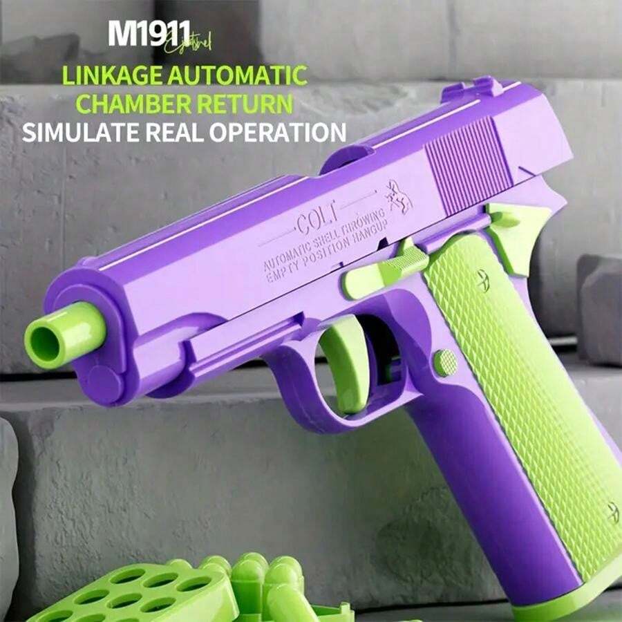 Shell Throwing Model Gun M1911 Manual Recoil Simulation Can Not Be