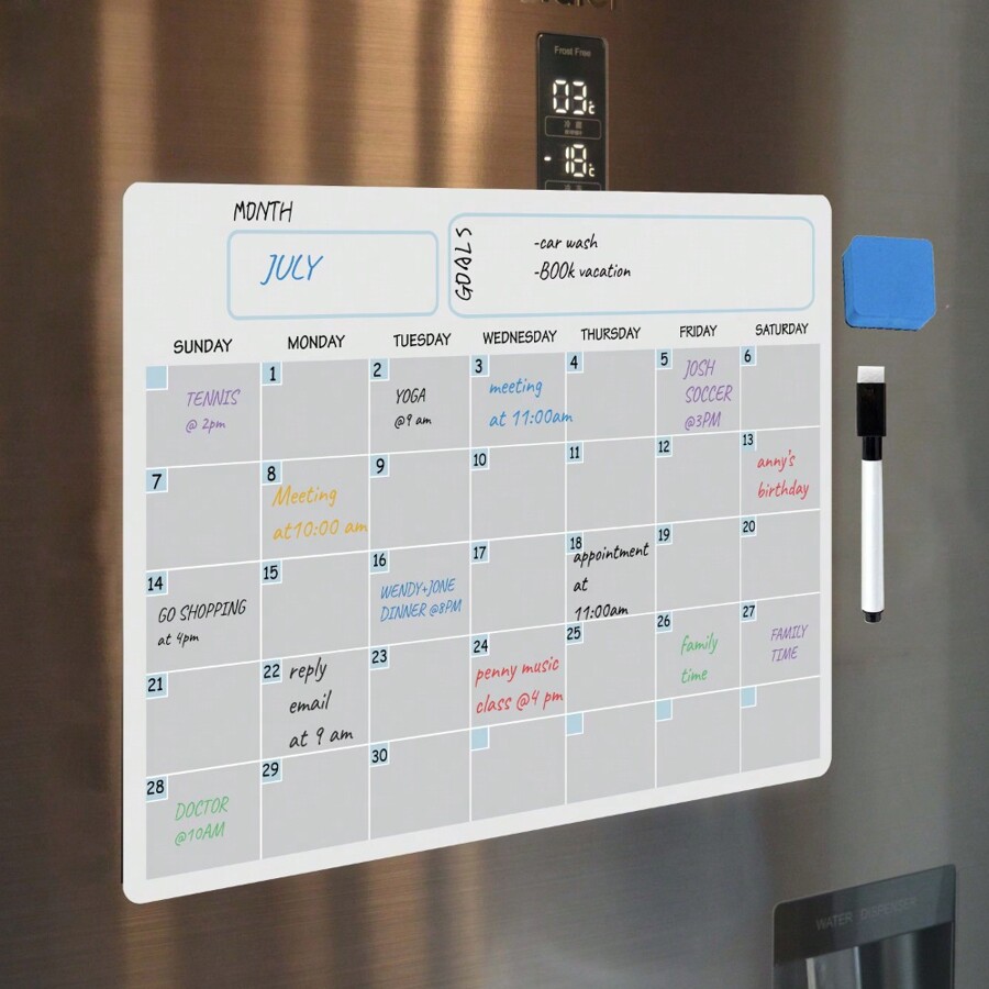 Fridge Calendar Plus Chore Chart Planning Pads For