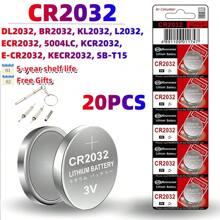 Original CR2032 CR 2032 Button Battery 3V Lithium Battery For Watch Toy Calculator Car Remote Control Button Coin Cell - CR2032-KN - View 1