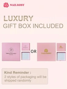 nailrosy 10pcs Handmade Extra Long Press On Nail False Nail Purple BOX INCLUDED Y2K Nails Wedding Press On Acrylic Nails Poly Gel Nail Kit Fake Nails Wedding Birthday Party Emo Goth Acrylic Nails Supplies Cute Elegant 3D Nail Art Gel Carving Gel Flowers Winter Crystal DIY Rhinestone Decor Luxury - Purple - View 5