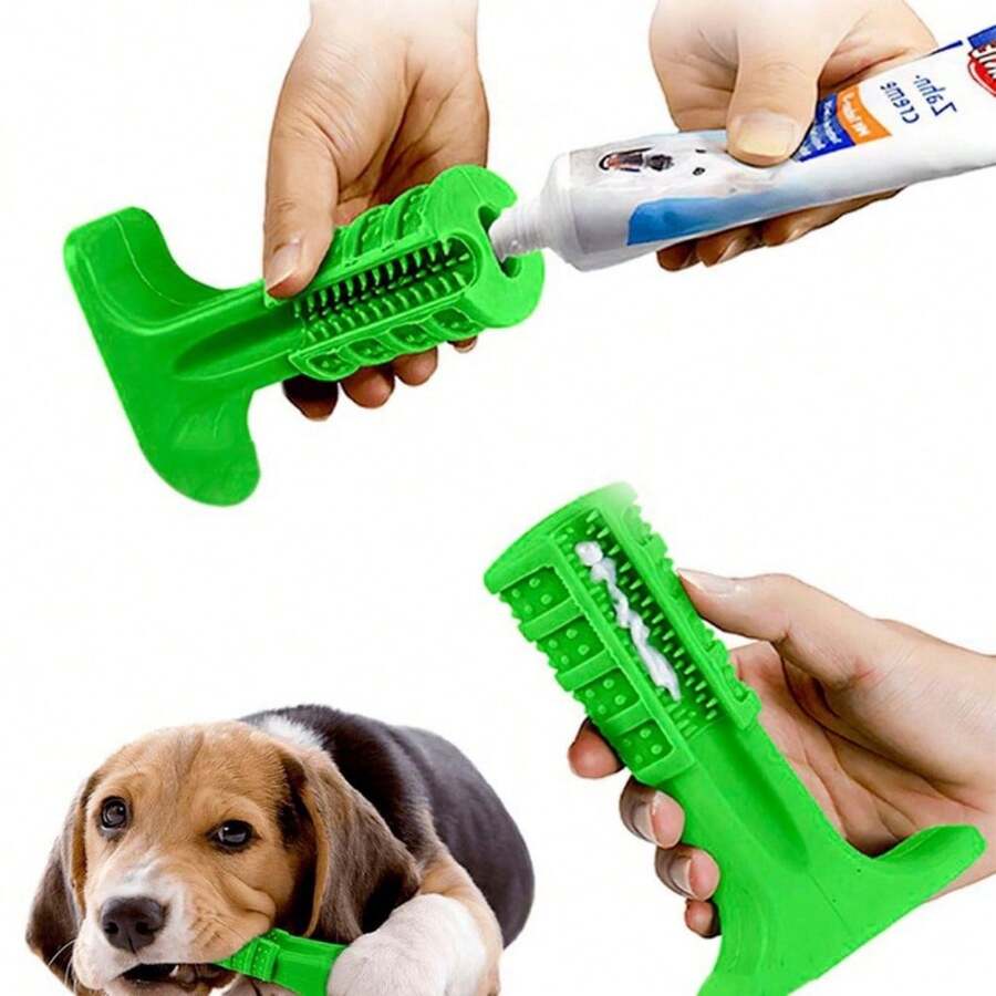 Dog Dental Hygiene Chew Toy Oral Cleaning Toothbrush For Pets Mode
