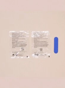24pcs Gentle Solid Color Foot Nail Patch + 1pc Exfoliating Scrub + 1pc Jelly Glue Press On Nails Nail Supplies