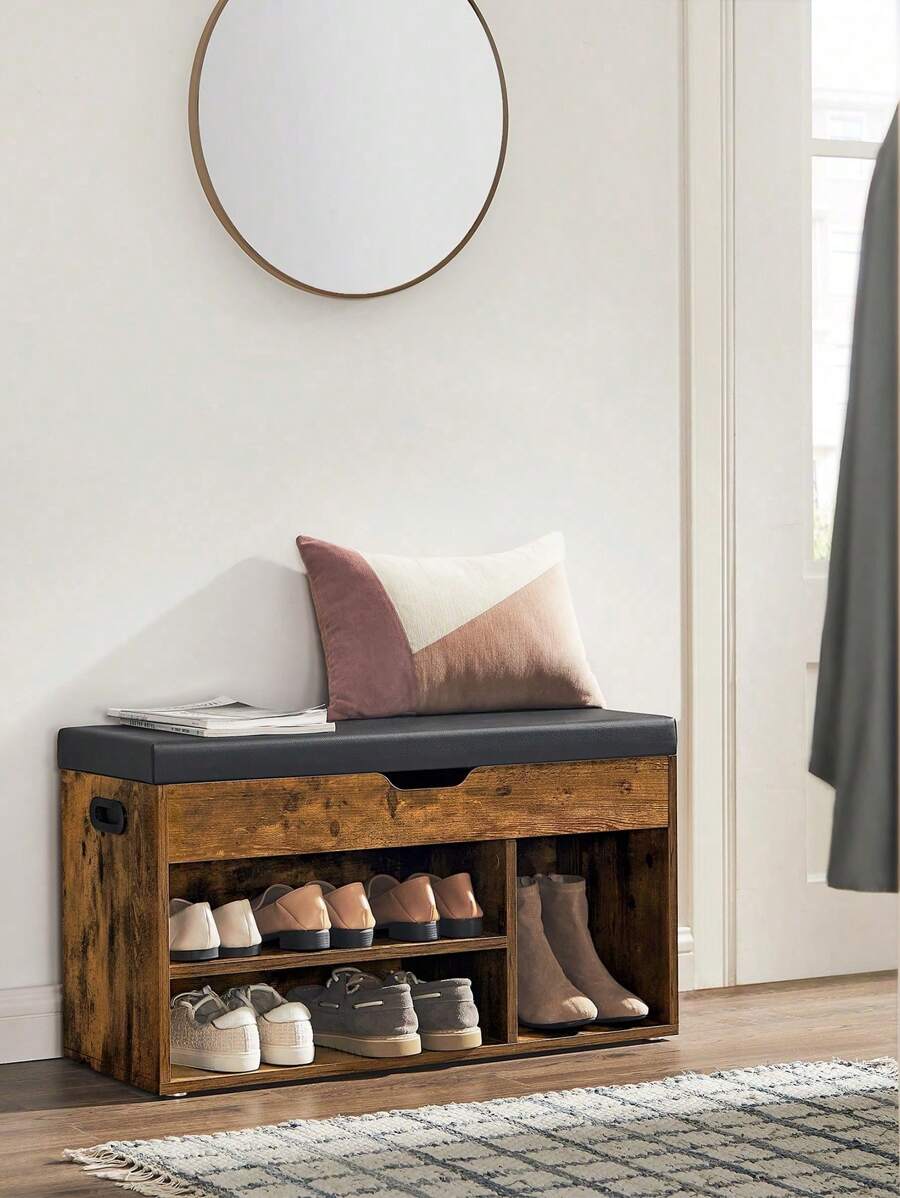 VASAGLE Shoe Changing Stool