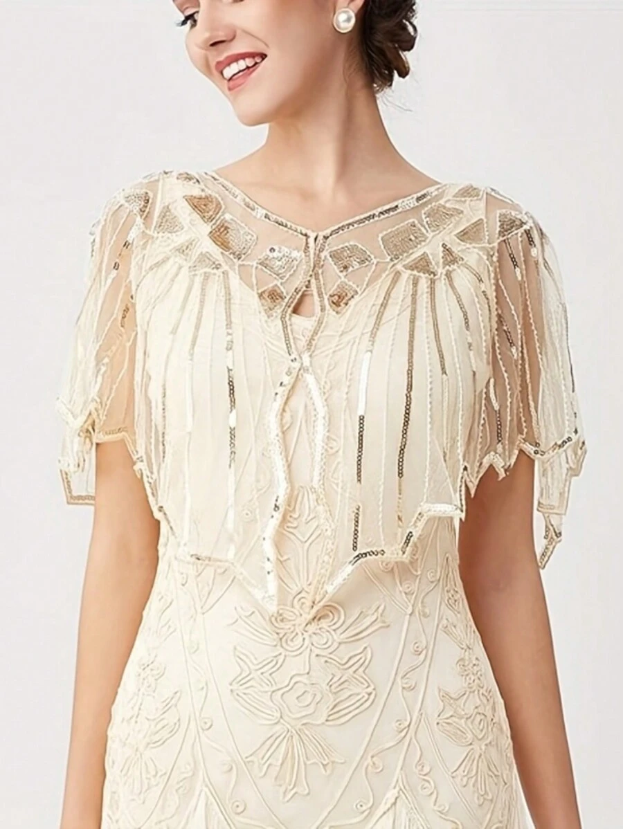 1920s flapper shawl