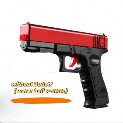 Shooting Toy Gel Ball Blaster, Fully Manual Outdoor Toy Model Without Charging, Suitable For Backyard Games,Gift(Without Bullet)