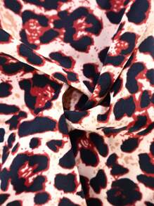 Set de 6 calzones femeninos sin costuras con estampado de leopardo, ropa interior tipo hipster suave, cómoda y transpirable de talla grande