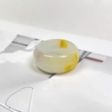1 Anillo de jade natural de Bashan, anillo de estilo elegante con piedra preciosa para mujer. Se puede seleccionar una variedad de colores, talla uniforme, anillo de compromiso, joyería de esmeralda, regalo personalizado para mamá, regalo para ella, anillo hecho a mano.