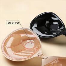 1 Cặp Miếng Dán Áo Ngực Không Dây Cho Nữ, Miếng Dán Núm Vú Tự Dính, Miếng Dán Ngực Bằng Silicon, Miếng Dán Chống Mồ Hôi Thoáng Khí, Áo Ngực Vô Hình, Thích Hợp Cho Váy Cưới, Váy Không Dây Hoặc Váy Dạ Hội - Nhiều màu - Xem 3