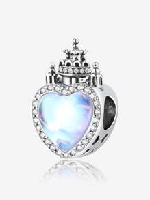 1 PC 925 Sterling Silver Princess Cartoon Character Beading Charm Fit Bracelet Necklace Bead DIY Jewelry Making Fine Jewelry Gift For Friend