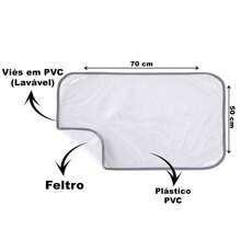 Kit Of 6 Washable Hygienic Mats For Pets - Comfort And Practicality In 70x50 Cm Durability And Elegance - 白色 - 查看 2