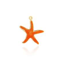 1 chiếc đồng mạ vàng 18k thời trang Oceanic Series mặt dây chuyền cá nhỏ & cá ngựa, vòng tay tự làm, lắc chân, vòng cổ, hoa tai, phụ kiện cao cấp - Nhiều màu - Xem 9