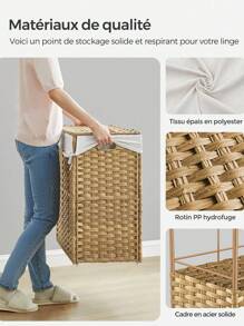 SONGMICS Laundry Baskets - 薑色 - 查看 8