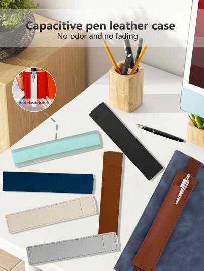 1 pièce Étui élastique pour stylo, porte-livre/stylo, étui pour stylo à bille et cahier. Fournitures de maison/école/bureau, rentrée scolaire, fournitures scolaires, trousse à crayons, sac d'école, papeterie