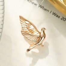 1 件可爱金色面包爱好者胸针 - 独特的锌合金动物胸针 - 和平爱好者、时尚配饰收藏家 - 动物爱好者的完美礼物 - 女士胸針 - 查看 1