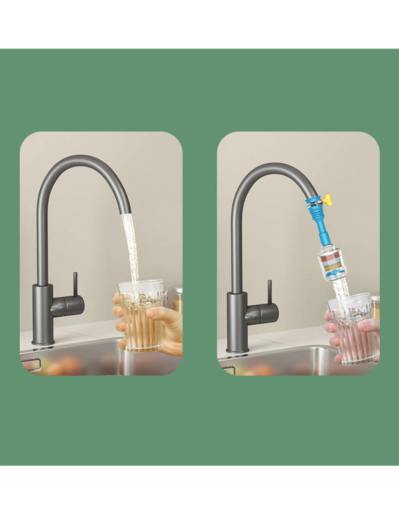 Universal Faucet Dismantling And Washing Splash Shower Filter Cotton