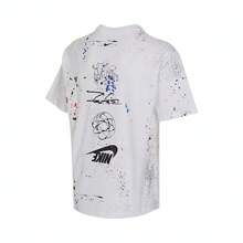 Nike 男式 AS M NSW TEE M90 BREAK IN T 恤，针织圆领短袖 THF5565-100 - 白色 - 查看 2