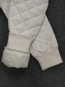 Leichte Damen Bomberjacke Steppjacke Gesteppt Mantel Herbst Winddicht Warm Reißverschluss mit Tasche Stehkragen Oberbekleidung für Herbst Damenbekleidung