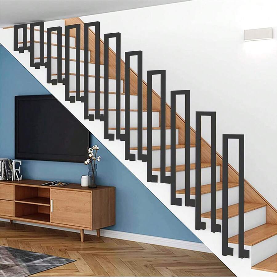 AYDFUORT Handrail Stair Railing Indoor UShaped Hand Rails For Indoor