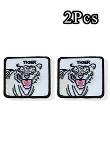 2pcs Embroidered Patch Decorative Accessories, Fashionable Versatile Matching For Baseball Cap, Knit Hat, Bucket Hat, Straw Hat, Dress Hat, Etc. - A - View 17