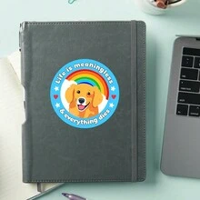 1PC Nhãn dán Cuộc sống vô nghĩa & Mọi thứ đều chết | Nhãn dán chủ nghĩa hư vô dễ thương | Meme hài hước đen tối dành cho thế hệ Z | Nhãn dán vinyl mỉa mai vui nhộn cho máy tính xách tay và chai nước - Nhiều màu - Xem 4