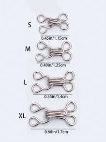 10 paires À Usages Multiples Vêtements Boucle