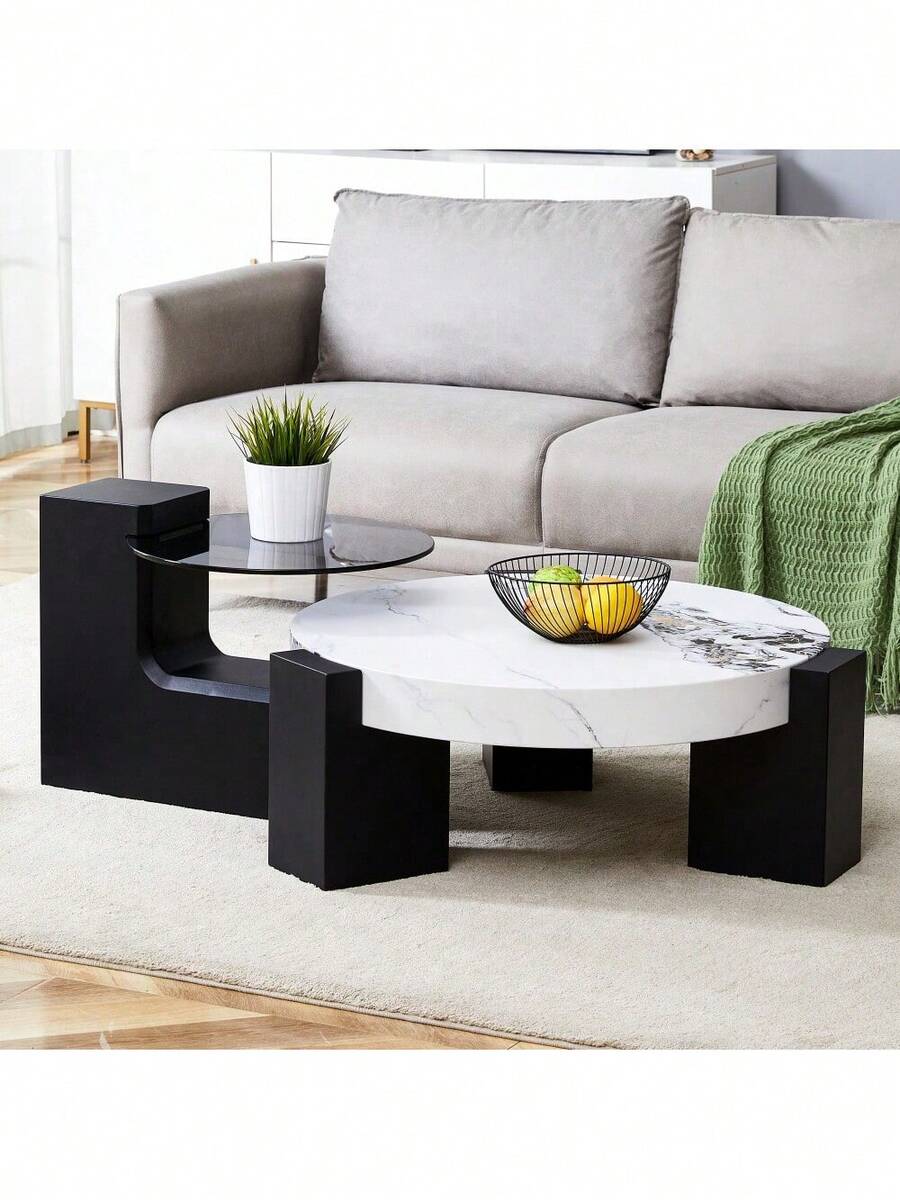 The Detachable DoubleDecker Coffee Table, The Stylish Design Is More