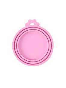 Set de 2 latas reutilizables para comida de mascotas, tapa y cuchara portátil, tapa para conservar la salud de perros y gatos, suministros para mascotas