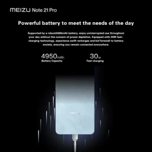 هاتف ذكي MEIZU Note 21Pro, نظام أندرويد 14، معالج هيليو G99 قوي، 8+256 جيجابايت، شاشة 6.78 بوصة HD+ مبهرة، كاميرا ثلاثية 64 ميجابكسل، 120 هرتز من الحركة الدائمة، بطارية 4950 مللي أمبير لطاقة لليوم كامل، شحن سريع 30 وات، إتصال ثنائي شرائح، NFC، شاحن 4G، مواصفات أوروبية
