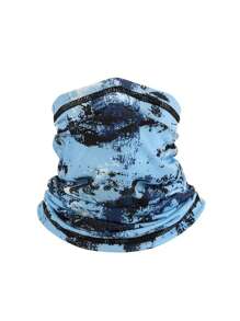 1 Packung Unisex Nackenwärmer - Sportlicher Stil, Polyester thermisch gefüttert, warm, verstellbar mit Zugband, einfarbig, gestrickt, multifunktional, geeignet für Outdoor-Aktivitäten