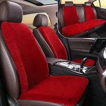 3件/5件/7件冬季保暖时尚通用毛绒汽车坐垫三件套五件套精致加厚仿兔毛保暖防滑免打结汽车羊毛坐垫 - 均碼 - 查看 35
