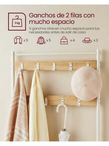 SONGMICS Coat Racks - 白色 - 查看 3