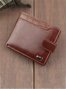 Men's Short Bifold Wallet, Business Casual New Leather Purse, Multi-Function Luxury Soft Leather Wallet With Card Holder, Suitable For Teen, Summer Casual Outdoor, Athletic Or Vacation Travel, Graduation Gifts, Birthday Dress Accessories