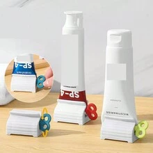 1 dụng cụ bóp kem đánh răng sáng tạo tối giản dùng để lấy kem đánh răng, sữa rửa mặt, ống bóp thủ công cho trẻ em - Nhiều màu - Xem 4