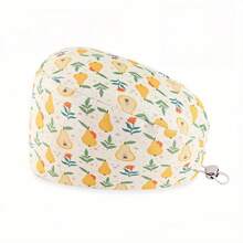 1 chiếc mũ y tá/mũ làm việc bằng chất liệu polyester in họa tiết hoa, động vật, trái cây và hoạt hình dành cho phụ nữ, có ốp lưng, khóa có thể điều chỉnh, chống vi khuẩn và chống bụi, thích hợp cho các chuyên gia y tế/làm đẹp/thú y - Nhiều màu - Xem 22