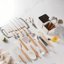 19 piezas juego de utensilios de cocina de silicona color sorpresa PinkShop - Multicolor - Ver 8