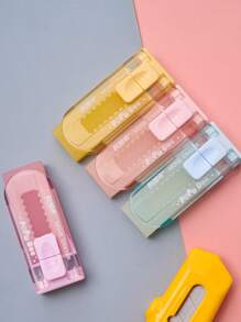 推拉式可爱橡皮擦女孩铅笔橡皮学生橡皮卡通笔形橡皮儿童学习用品奖品办公橡皮 - 均碼 - 查看 4