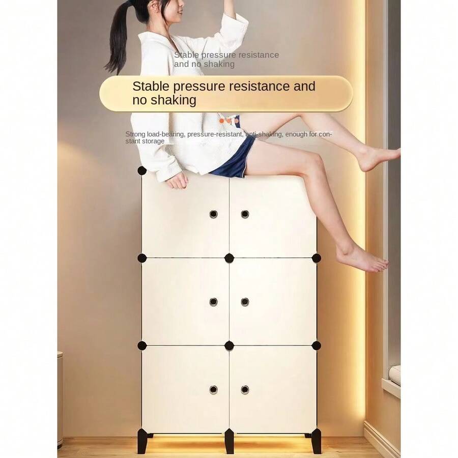 Home Bedroom Furniture Simple Wardrobe Clothes Dressers Cube
