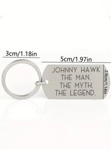 1 szt. Stal nierdzewna, spersonalizowany męski, spersonalizowany jednostronny, spersonalizowany tekst, wojskowy brelok do kluczy, prezenty dla par i rodziny na Walentynki, Dzień Ojca, Dawg, grawerowany, cekiny, stal nierdzewna, zabytkowy, swobodny, unisex, hipster, stare pieniądze, stylowy, niestandardowy, spersonalizowany, wyjątkowy, spersonalizowany, idealne prezenty