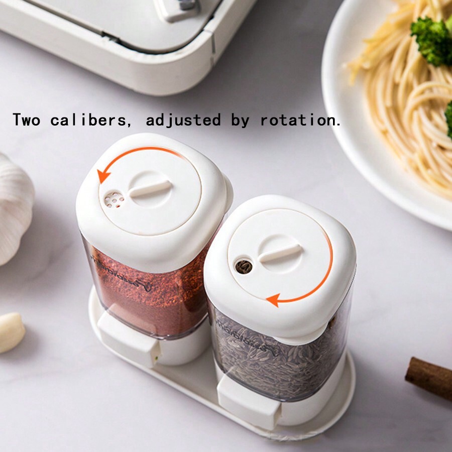 Seasoning Bottle With Metered Salt Shaker, Quantitative Controlled