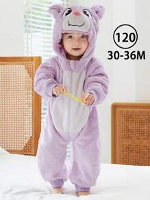 MICHLEY 1 pièce MICHLEY Sac de couchage bébé à manches longues avec double fermeture éclair. Automne hiver. Dinosaure/Chauve-souris/Singe/Lapin mignons et confortables avec chapeau. Déguisement. Sac de couchage en polyester pour enfants. 0-3 ans. Unisexe. Fournitures pour bébés. Convient pour l'intérieur, l'extérieur, les festivals. Amour Saint-Valentin