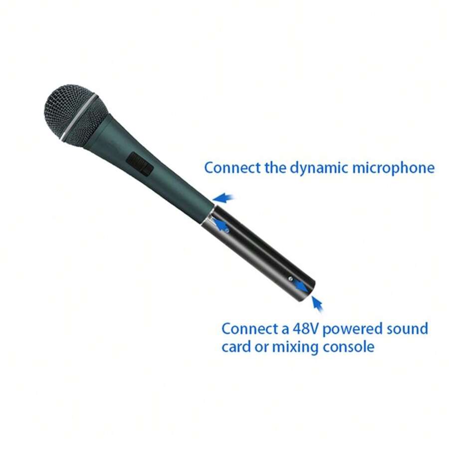 Dynamic Microphone Amplifier 48V Mini Dynamic Microphone Preamp Stage