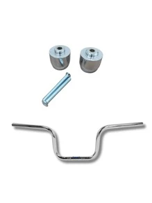 Titan 150 2022 To 2023 Handlebar With Footrest Motorcycle Part With Internal Thread Model - 鉻合金 - 查看 3