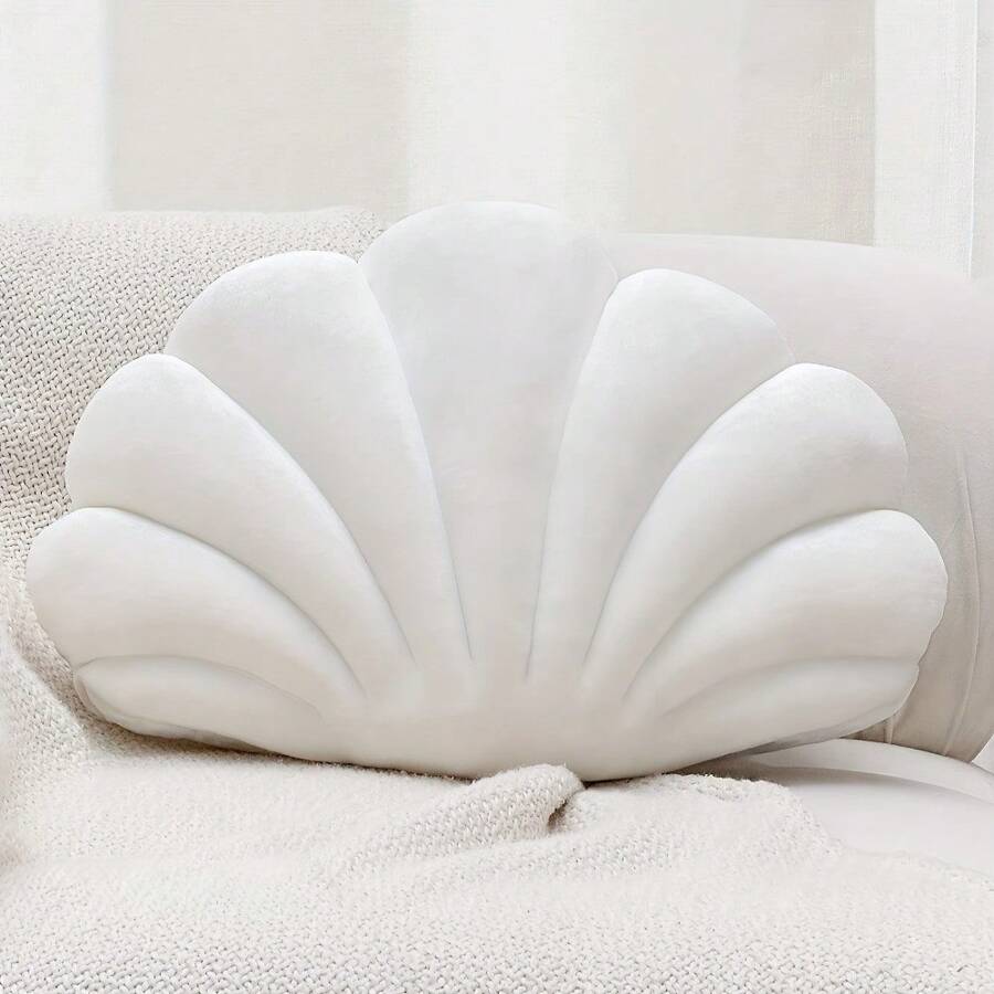 1PC Shell Pillow, Shell Shape Feature Pillow, Sofa Bed Decorative
