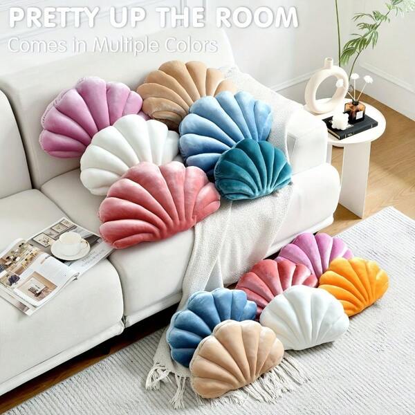 1PC Shell Pillow, Shell Shape Feature Pillow, Sofa Bed Decorative Pillow, Cushion Floor Pillow Throw Pillow Gift Home Decoration Throw Pillow