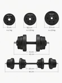 SONGMICS Dumbbell - Black - View 6