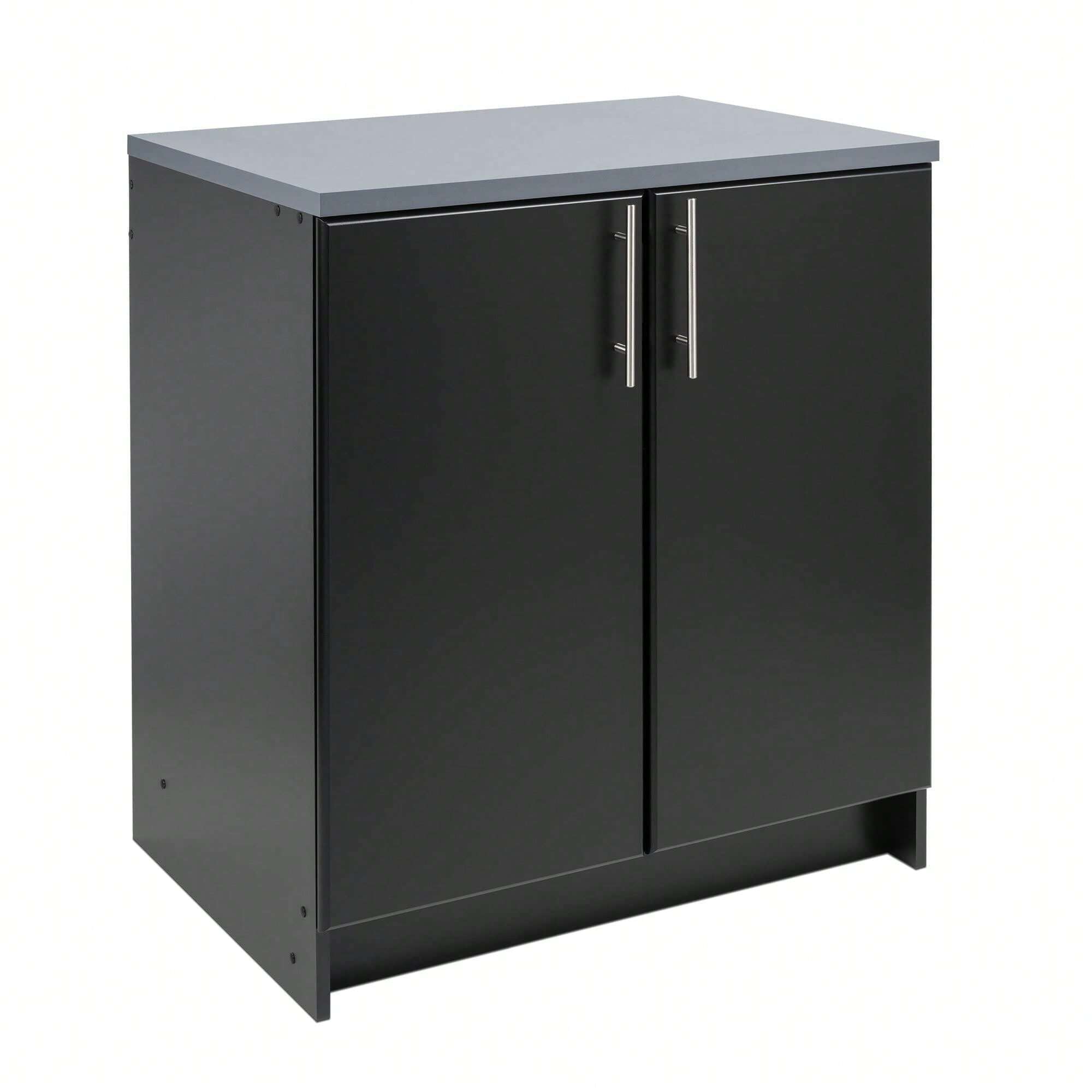 32 Inch Storage Black Storage Base Bathroom