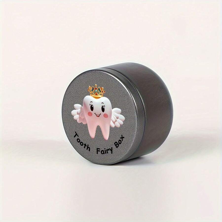 Iron Tooth Fairy Box For Kids And Teens Keepsake Tin For Baby Teeth